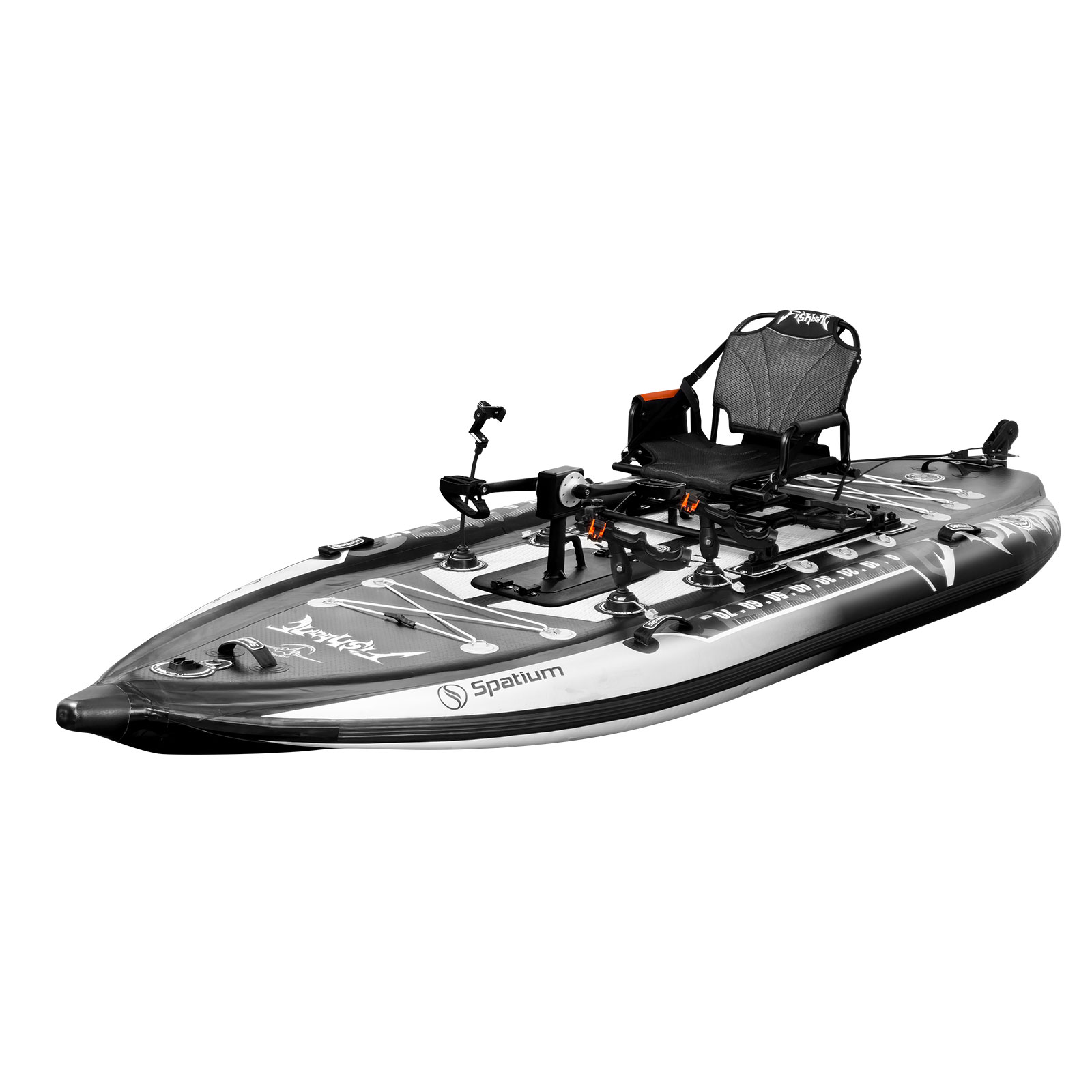 Fishing Kayak Sit On Top - 스파티움 페달 카약, 풍선식 낚시 카약,