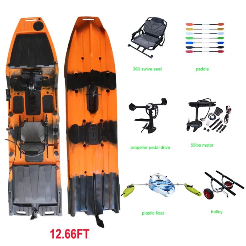 바이킹 12.6피트 싱글 카약 페달 프로펠러 플러스 전 - Fishing Kayak Trolling Motor 리뷰 및 가격